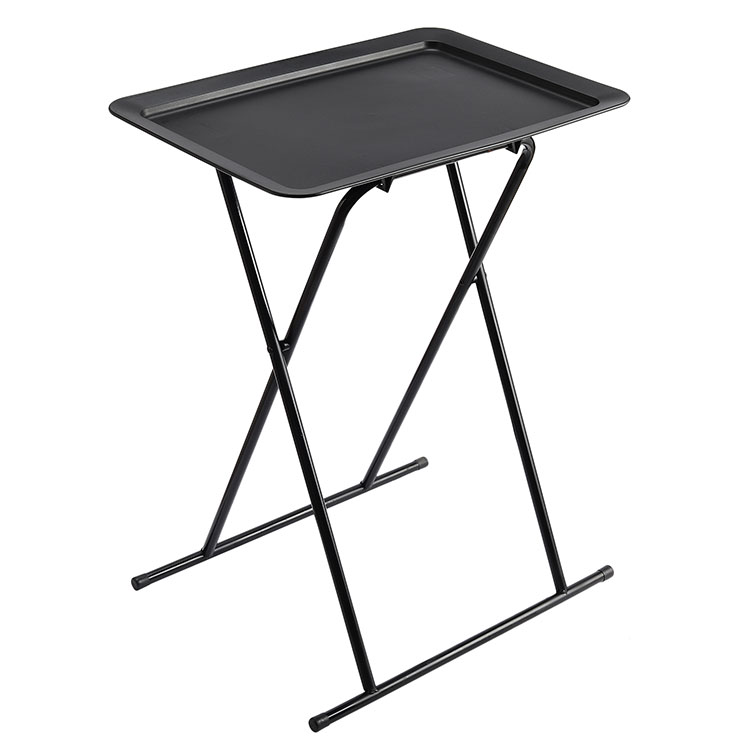 Unboxing Convenience: Exploring Assembly and Maintenance Instructions for the Black Folding Metal TV Tray Coffee Table