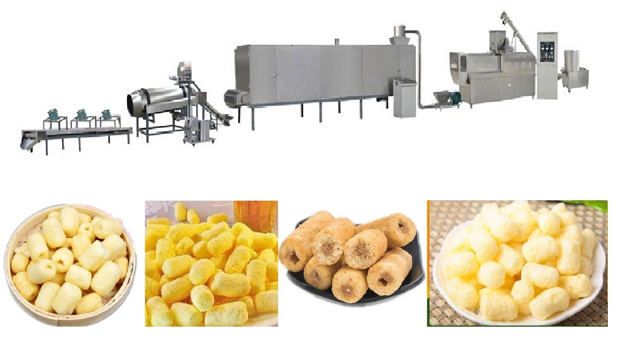Chinese Puff Snack Food Production Line: From Raw Ingredients to Crispy Delights